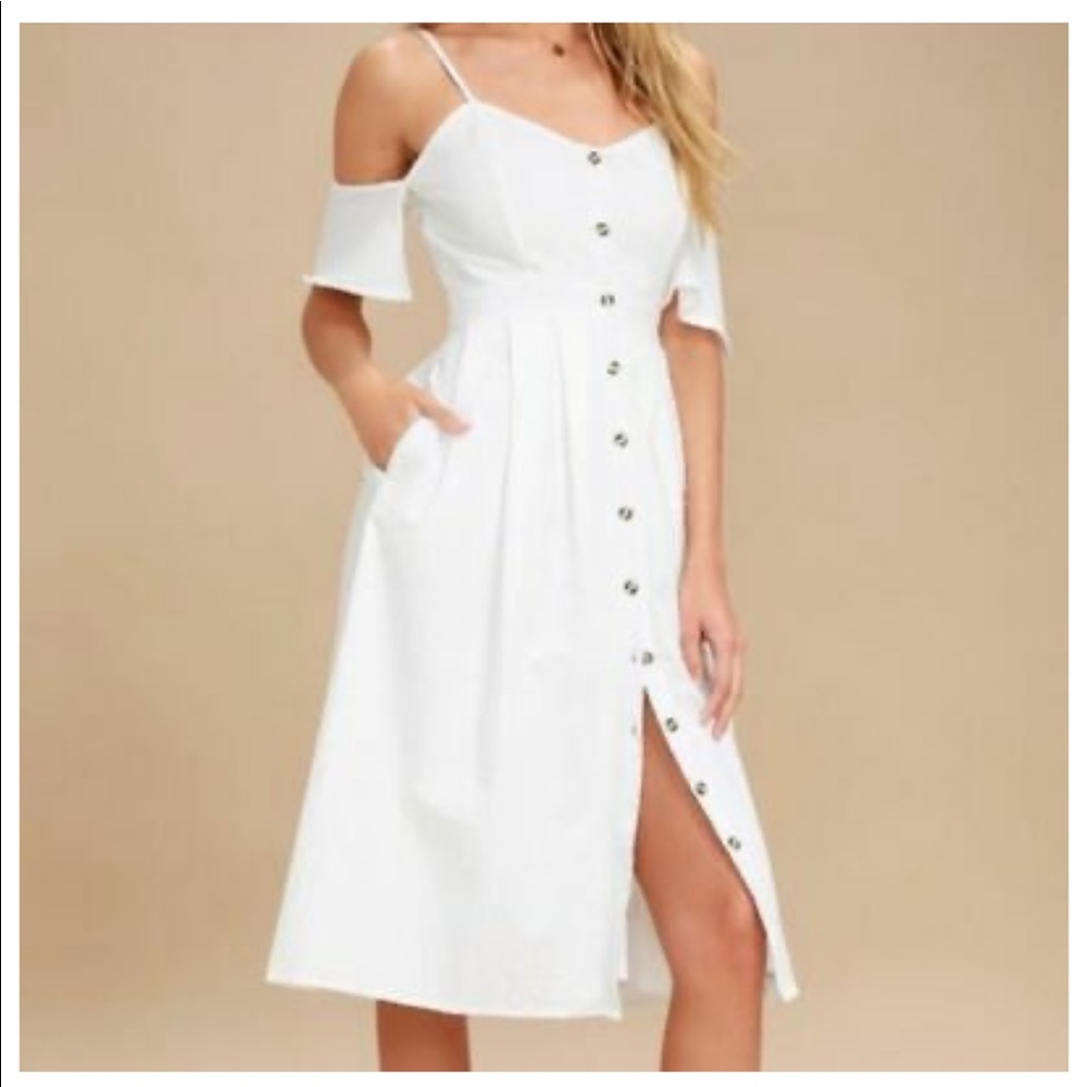 Lulus I’ve Got the Love Off the Shoulder dress